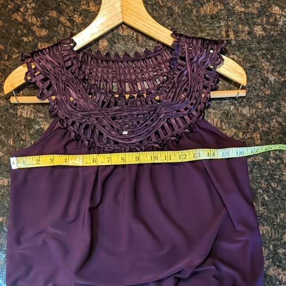 Perception Concept plum dressy top - Picture 4 of 6